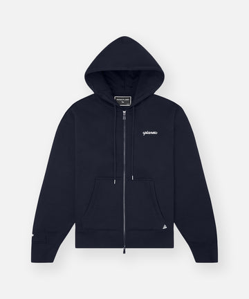 Planes Oversized Script Weld Zip Up Hoodie