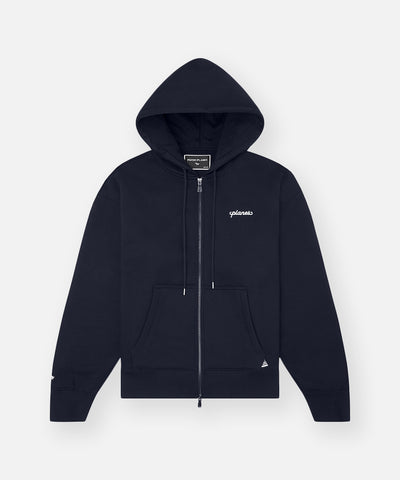 Planes Oversized Script Weld Zip Up Hoodie