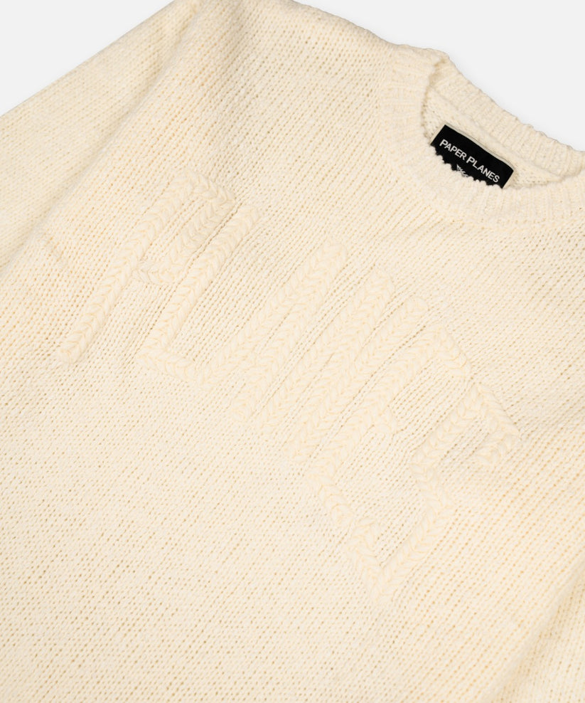 Chunky Slub Crewneck Sweater