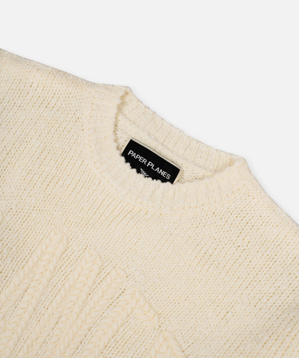 Chunky Slub Crewneck Sweater
