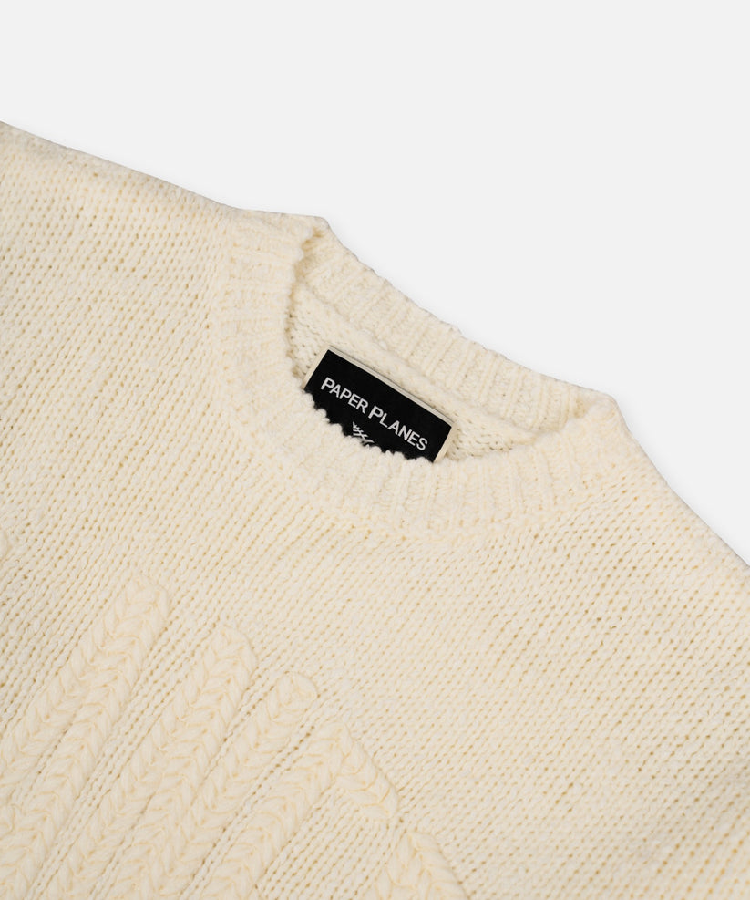 Chunky Slub Crewneck Sweater