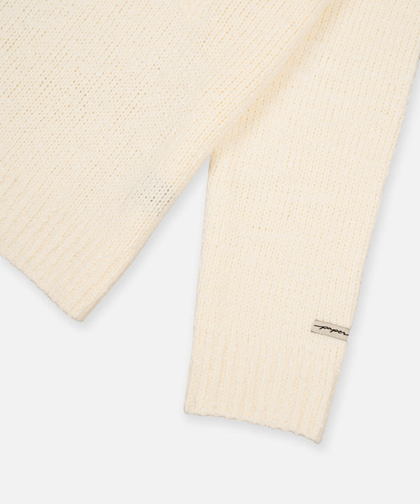 Chunky Slub Crewneck Sweater