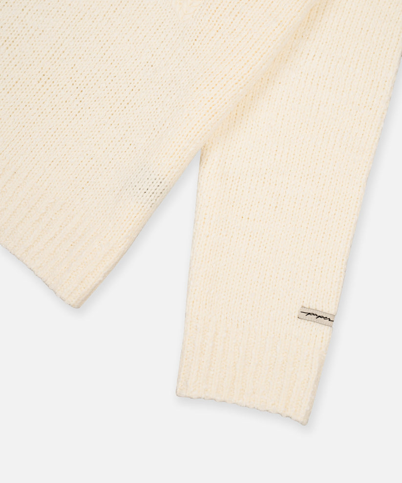 Chunky Slub Crewneck Sweater