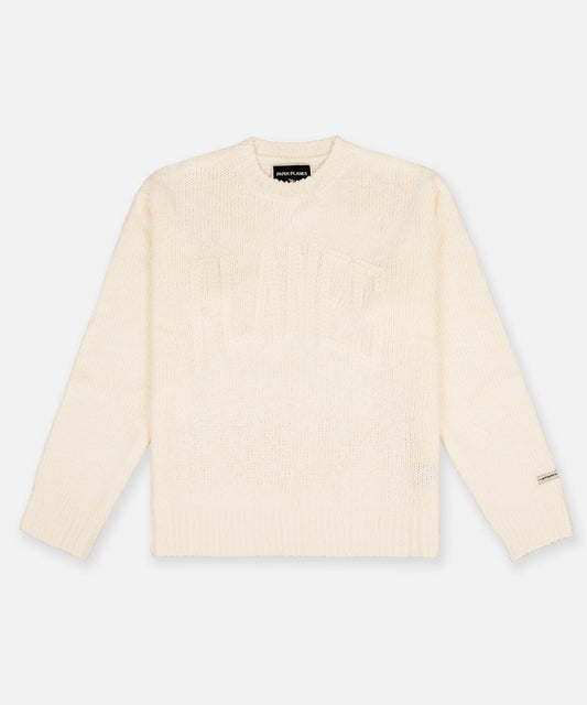 Chunky Slub Crewneck Sweater
