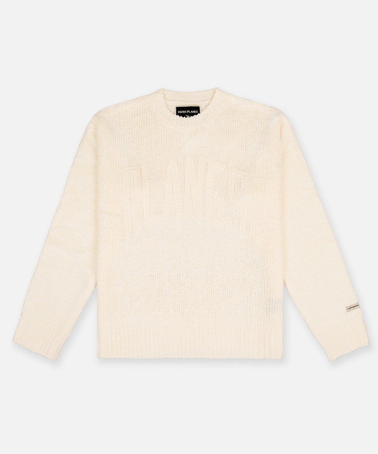 Chunky Slub Crewneck Sweater