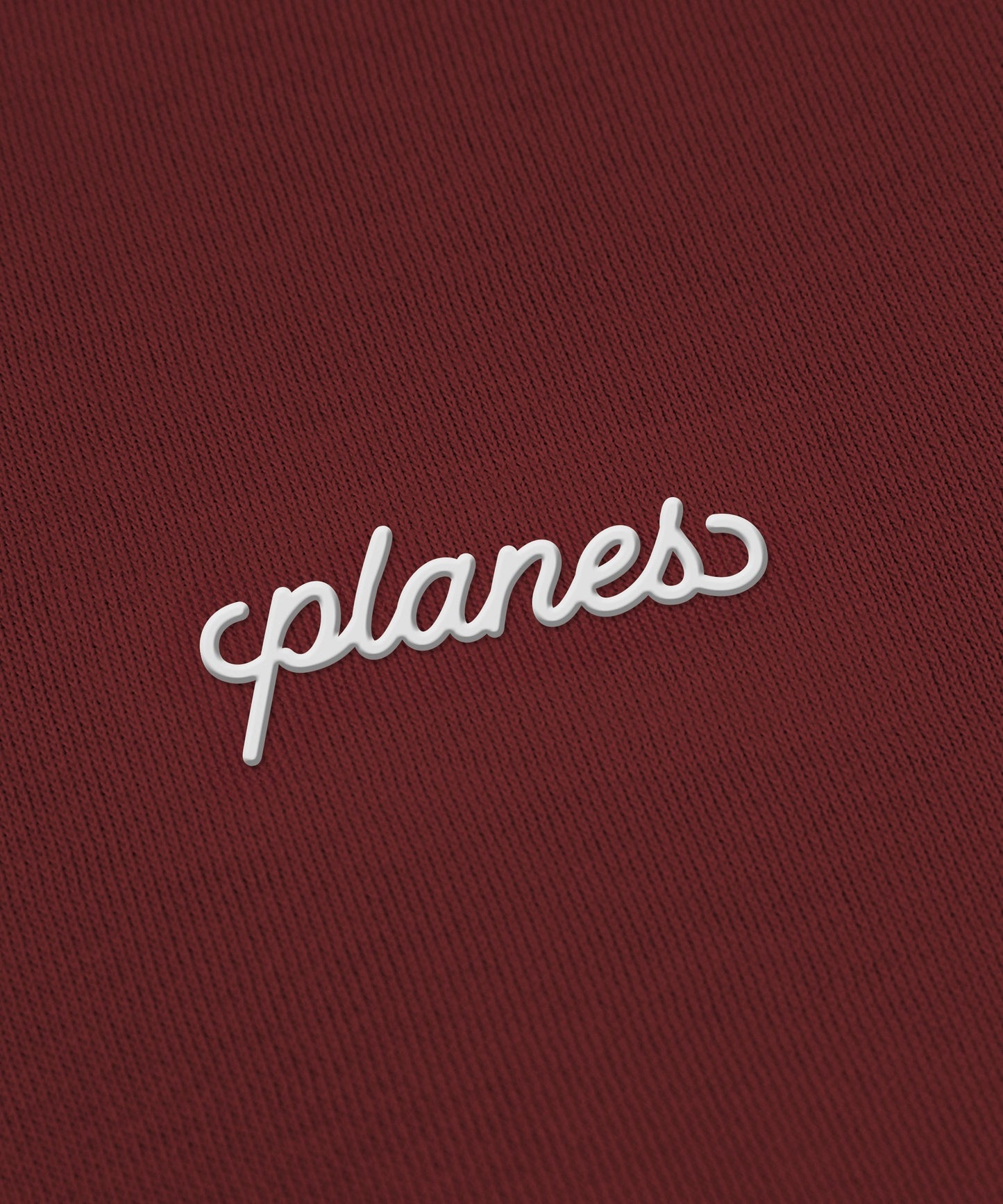 Planes Oversized Script Weld Zip Up Hoodie