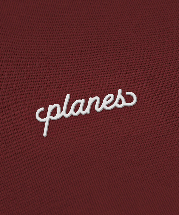 Planes Oversized Script Weld Zip Up Hoodie