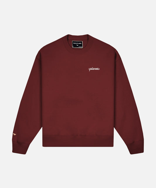 Planes Oversized Script Weld Crewneck