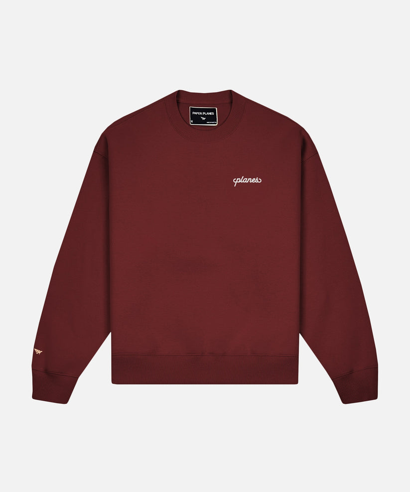 Planes Oversized Script Weld Crewneck