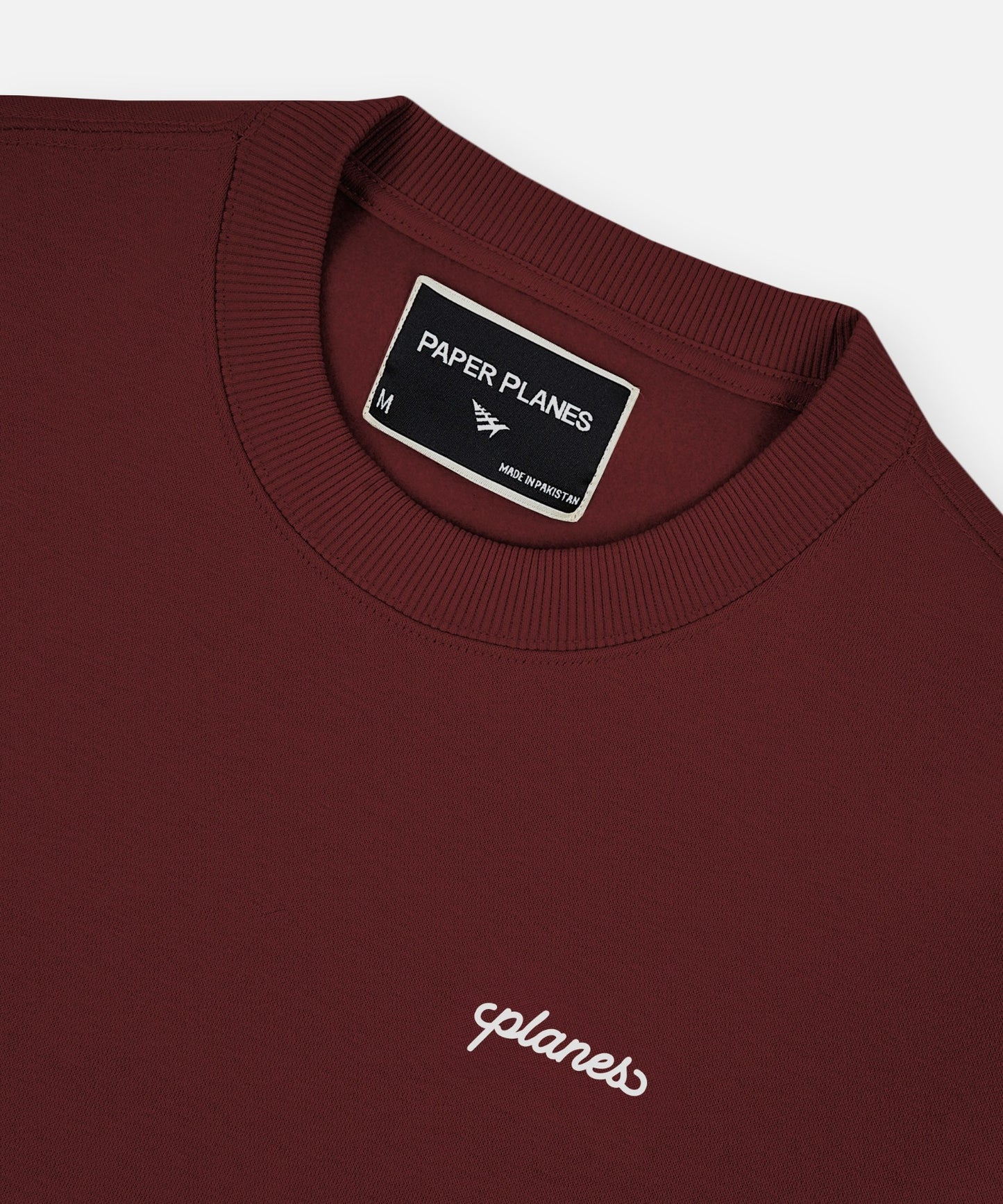 Planes Oversized Script Weld Crewneck