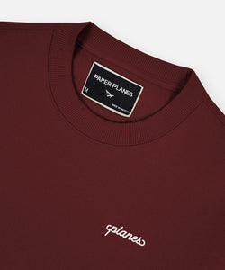 Planes Oversized Script Weld Crewneck