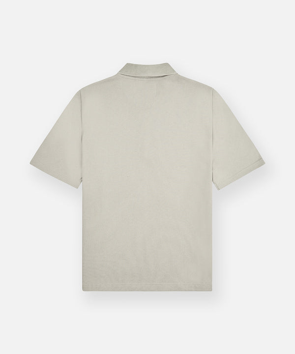 Paper Planes Lockup Quarter Zip Polo