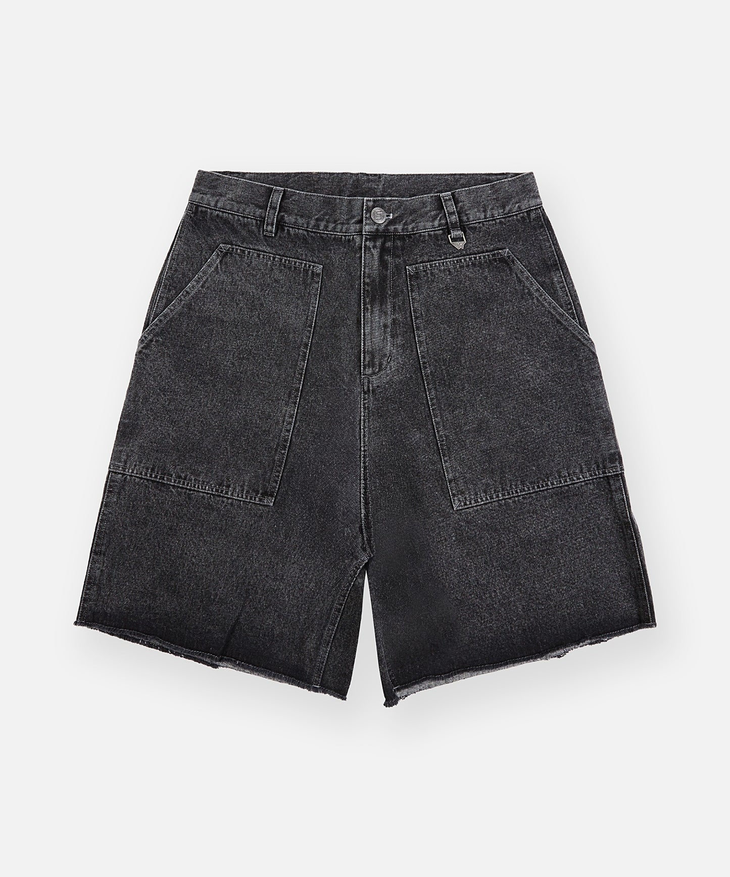 Planes Black Denim Short