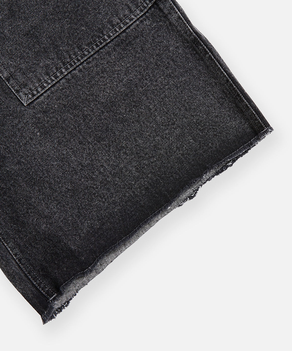 Planes Black Denim Short