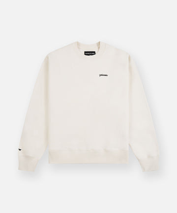 Planes Oversized Script Weld Crewneck