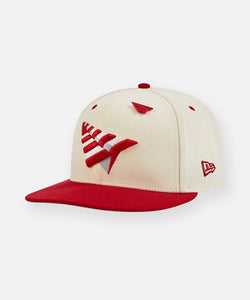 The Original Chrome White/Crimson 9Fifty Snapback Crown
