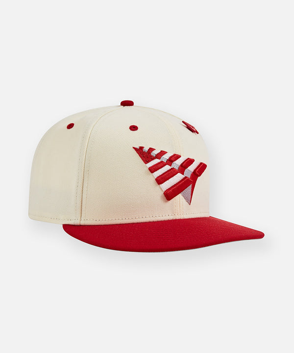 The Original Chrome White/Crimson 9Fifty Snapback Crown