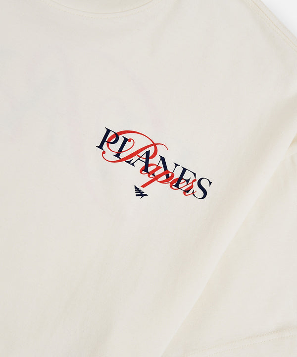 Planes Mixed Script Tee
