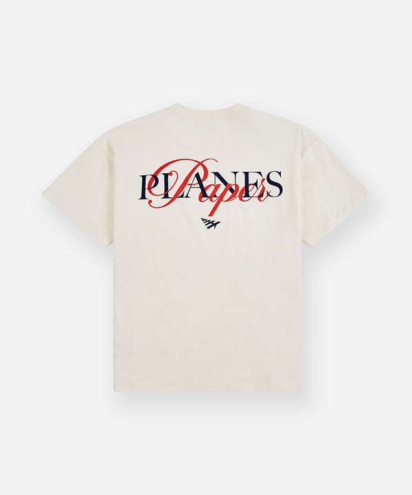 Planes Mixed Script Tee