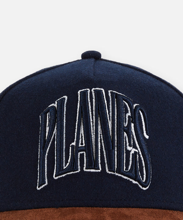 Planes Suede Brim A-Frame Hat