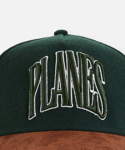 Planes Suede Brim A-Frame Hat