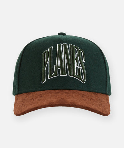 Planes Suede Brim A-Frame Hat