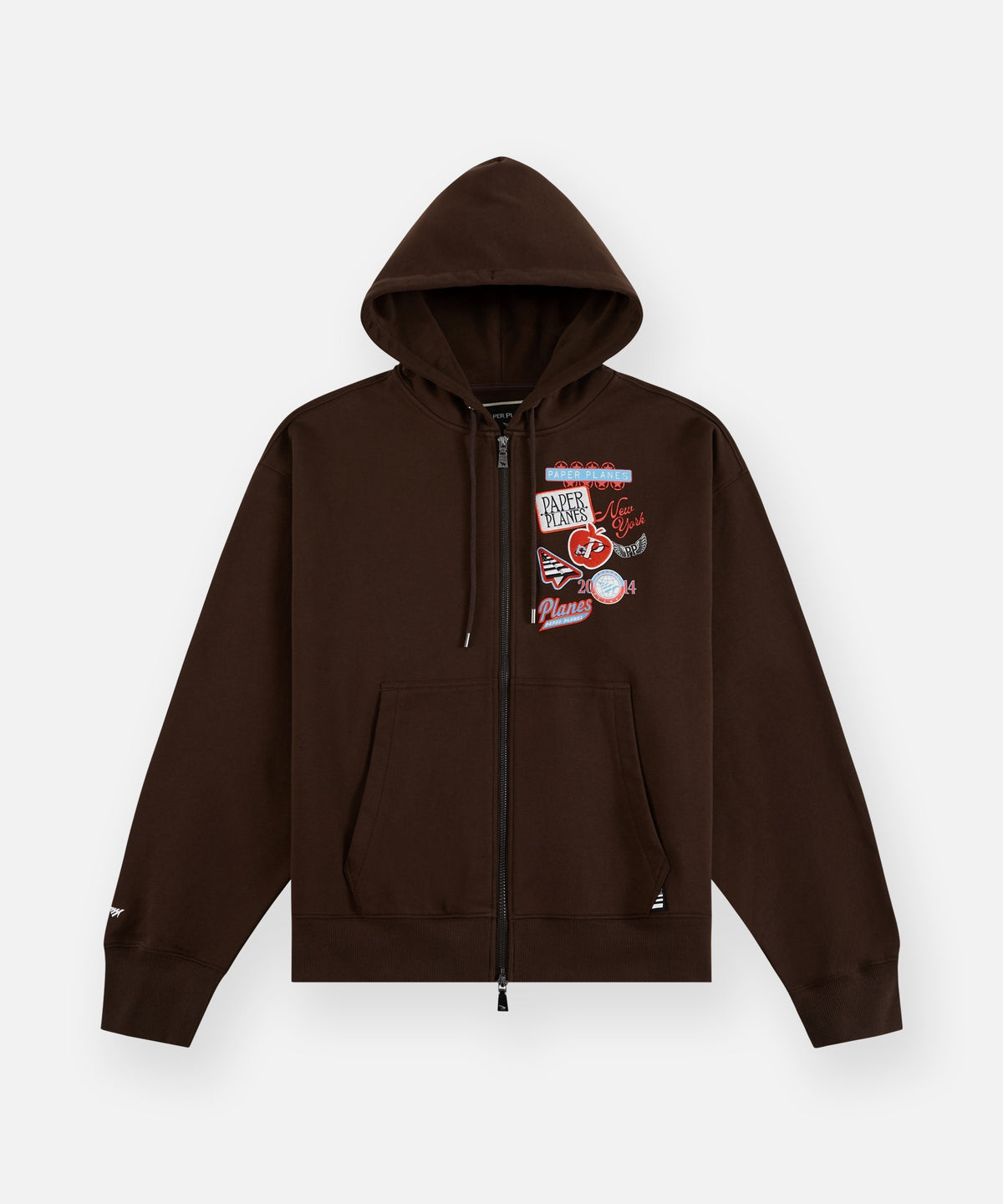 Planes Full Zip Patch Hoodie