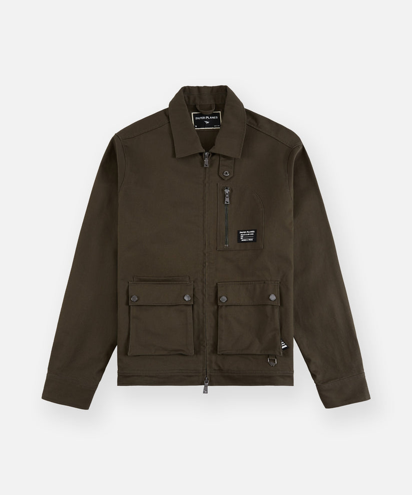 Planes Twill Utility Jacket
