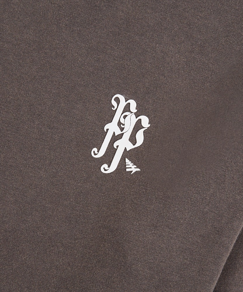 Planes Old English Layered Long Sleeve Tee