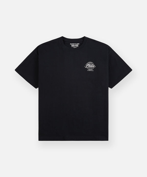 Planes Script Globe Tee