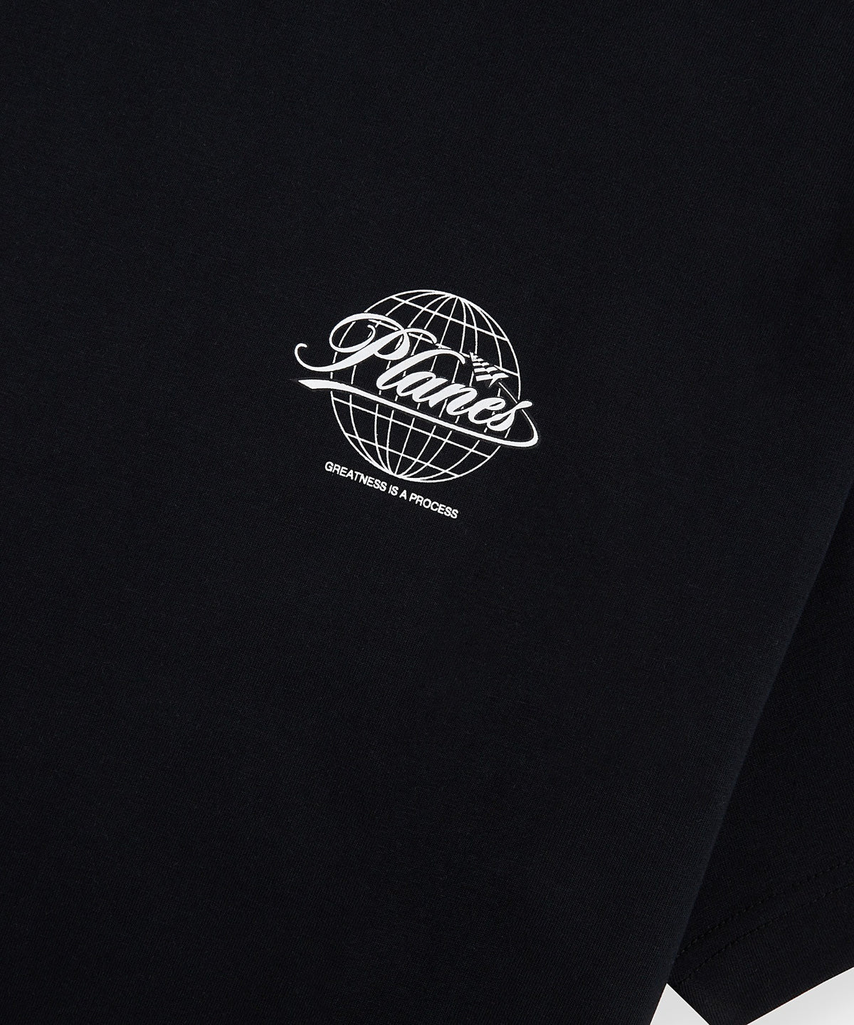 Planes Script Globe Tee