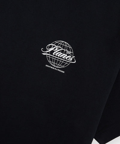 Planes Script Globe Tee