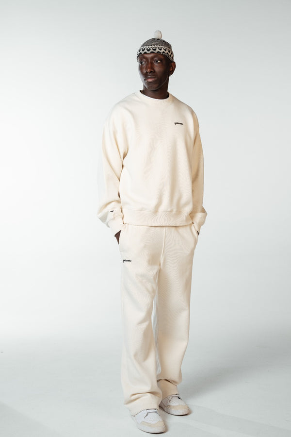 Planes Oversized Script Weld Crewneck