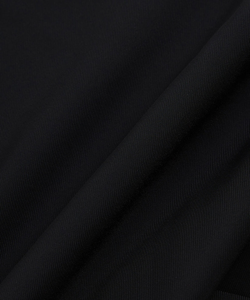 PLanes Double-Faced Stretch Pants With Elastic Waistband