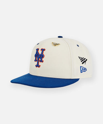 Planes x New York Mets Chrome White 9Fifty Snapback