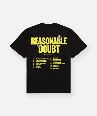 JAŸ-Z30 Reasonable Doubt Tracklist Tee