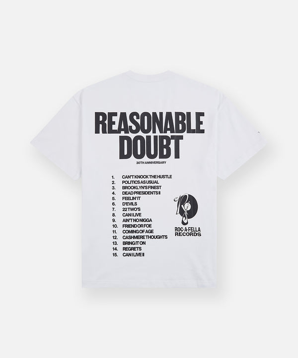 JAŸ-Z30 Reasonable Doubt Tracklist Tee