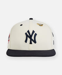 Planes x New York Yankees Chrome White 9Fifty Snapback