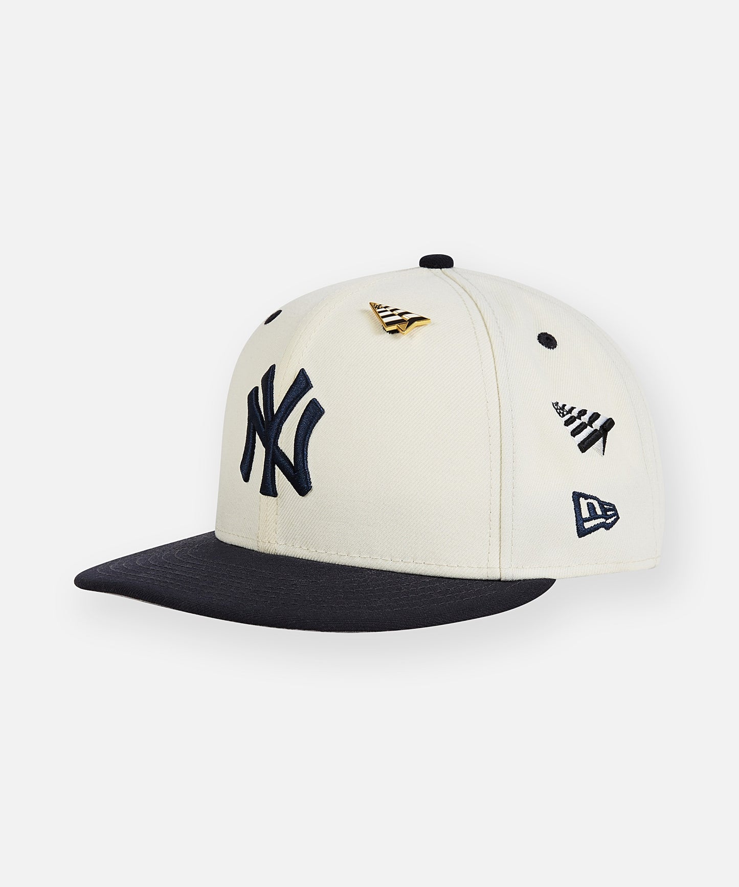 Planes x New York Yankees Chrome White 9Fifty Snapback