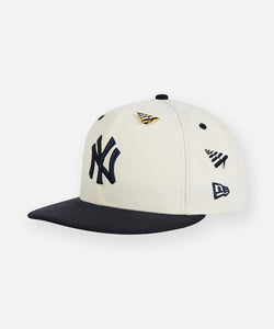 Planes x New York Yankees Chrome White 9Fifty Snapback
