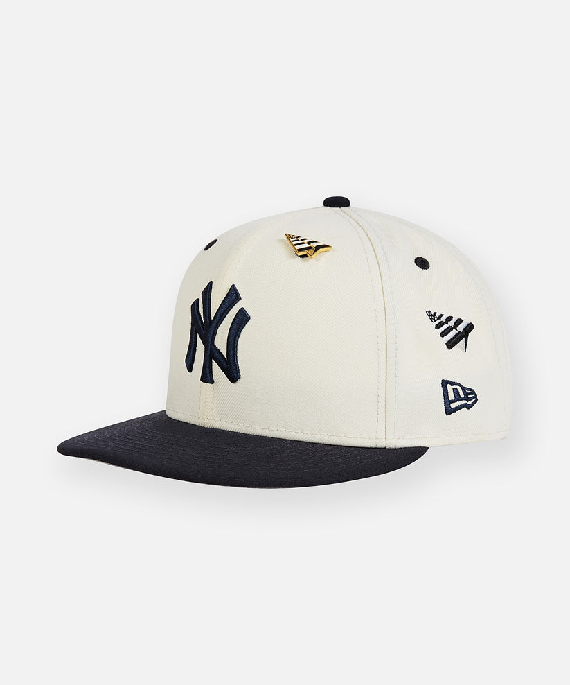Planes x New York Yankees Chrome White 9Fifty Snapback