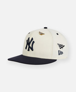 Planes x New York Yankees Chrome White 59Fifty Fitted
