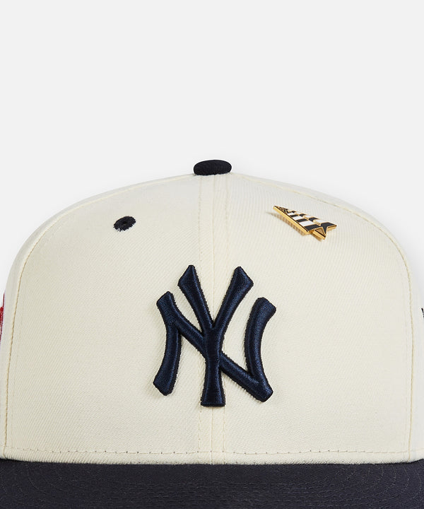 Planes x New York Yankees Chrome White 59Fifty Fitted