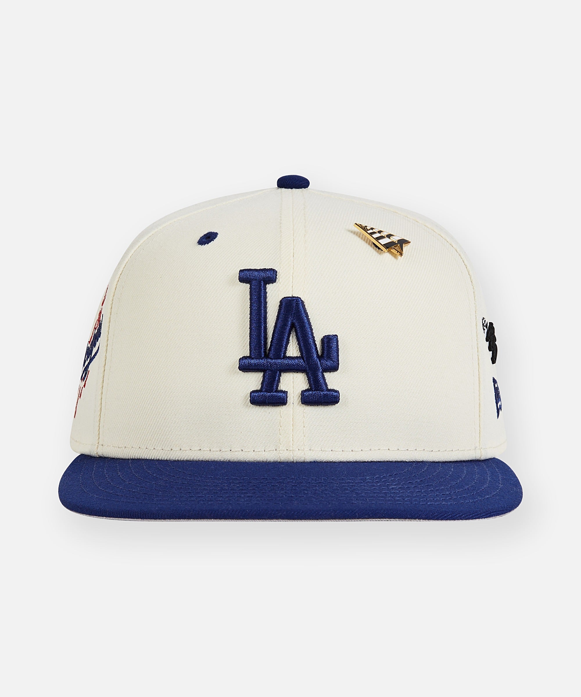 未使用品　New Era 59FIFTY PAPER PLANES LA Planes x Los Angeles Dodgers Chrome White 59Fifty Fitted – Paper