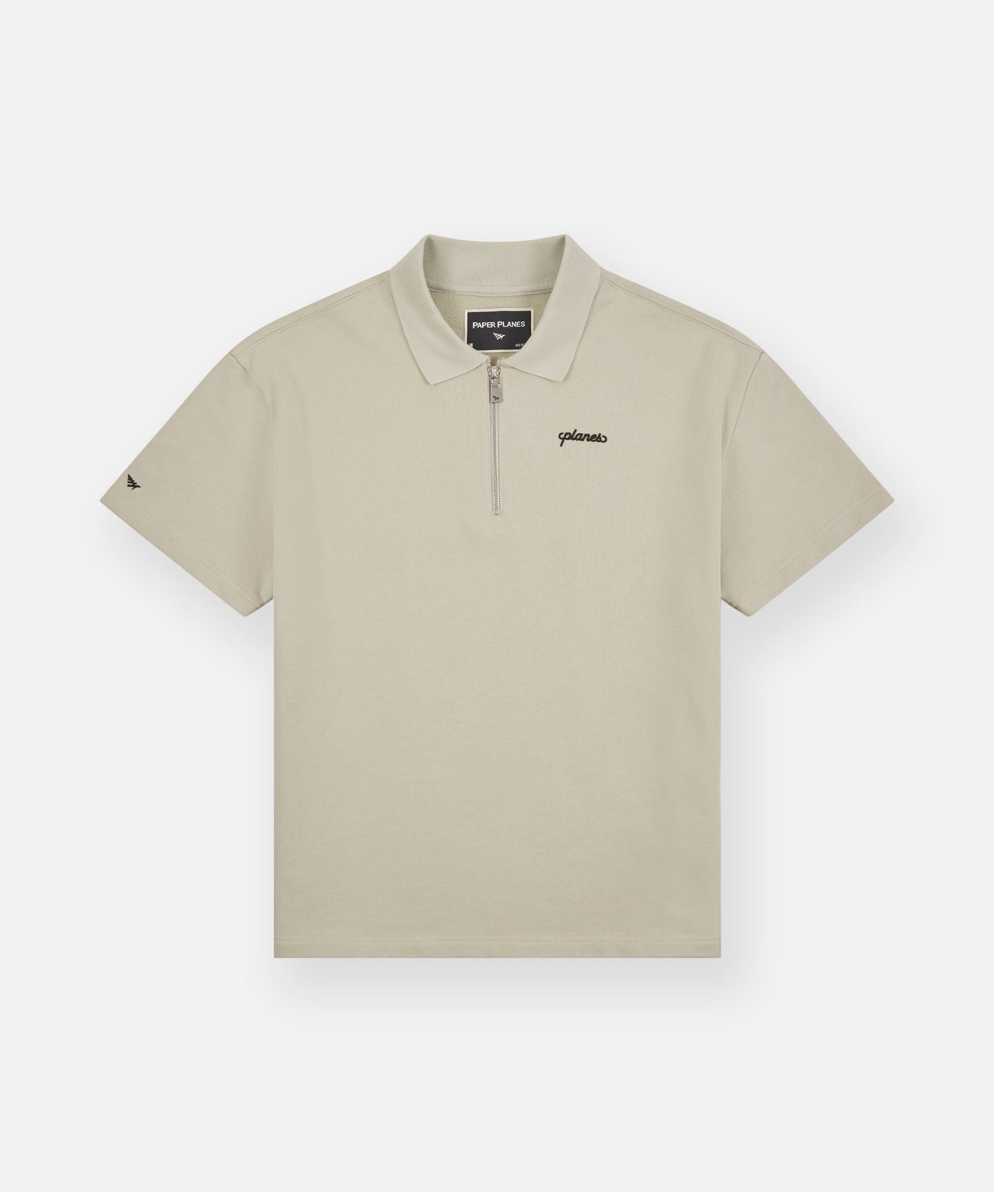 Paper Planes Lockup Quarter Zip Polo