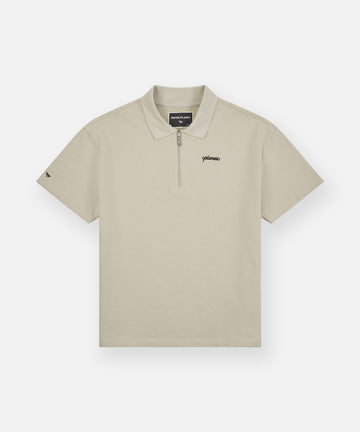 Paper Planes Lockup Quarter Zip Polo