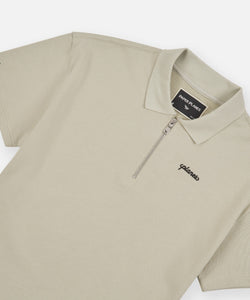 Paper Planes Lockup Quarter Zip Polo