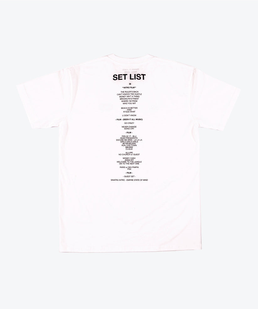 Planes JAŸ-Z30 Set List Tee