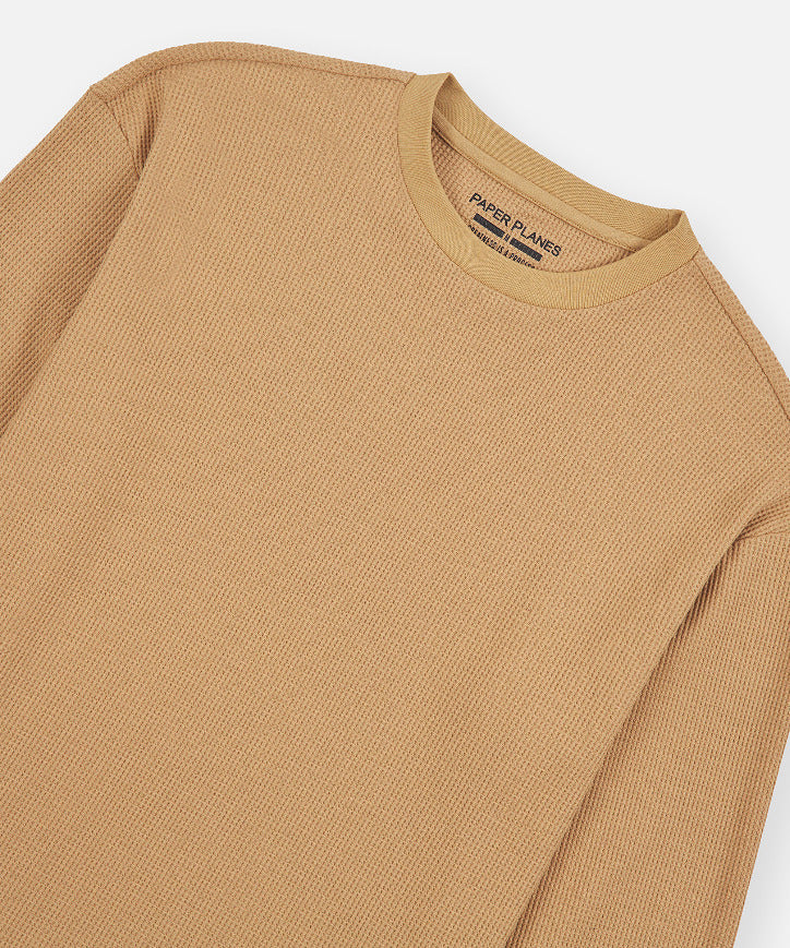 Planes Waffle Long Sleeve Tee