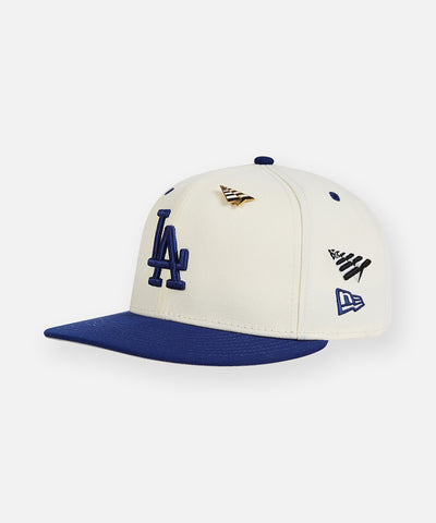 Planes x Los Angeles Dodgers Chrome White 9Fifty Snapback